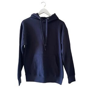 Cotton Heritage Navy Unisex Long Sleeves Hoodie “Safety & Security Team”…